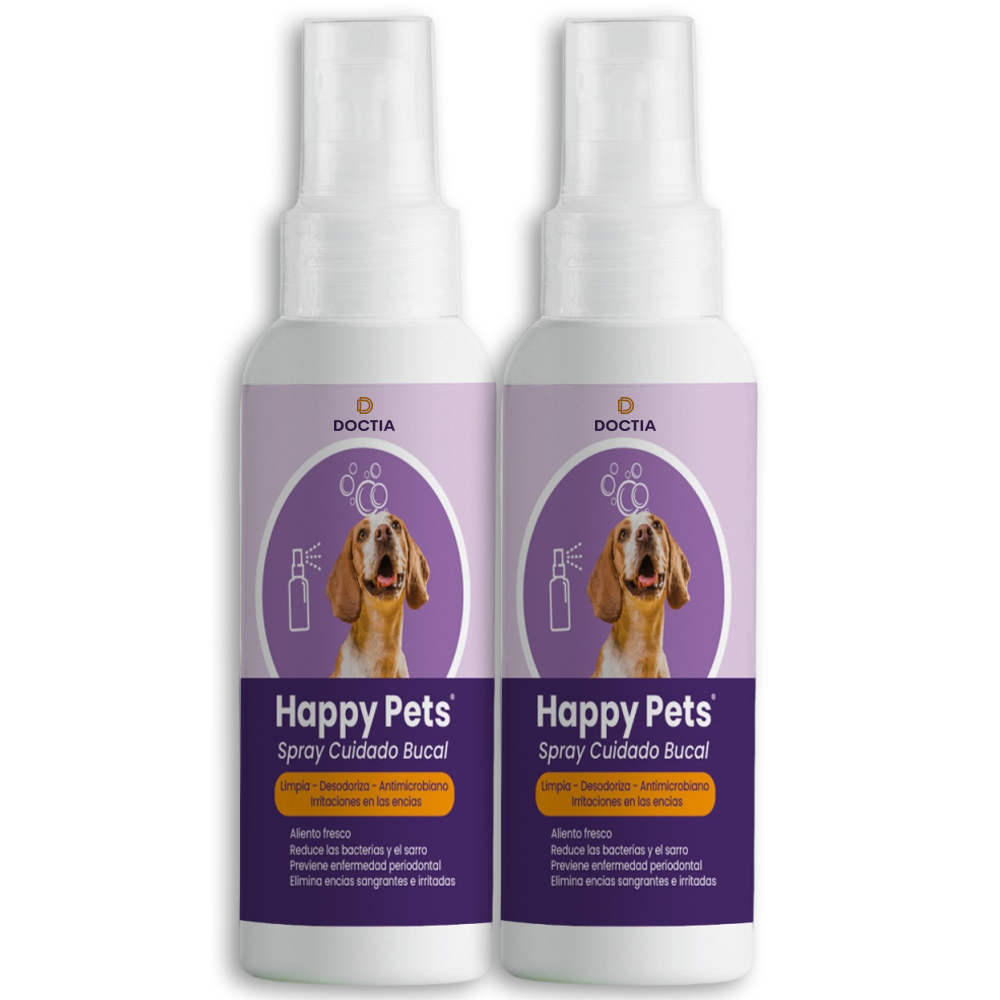 HappyPets™ Spray Bucal Revitalizante y Protector para Mascotas
