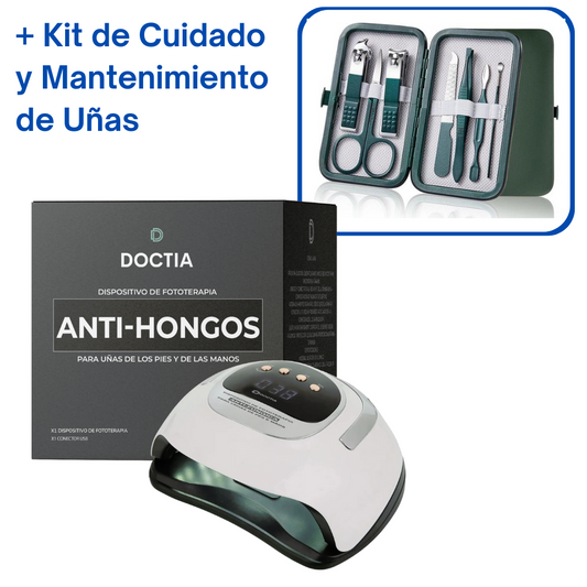 Dispositivo de Fototerapia Anti-Hongos para Uñas de Pies y Manos DOCTIA™